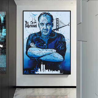 Alec Canvas Wall Art: The Legendary Tony Soprano-GraffitiWallArt