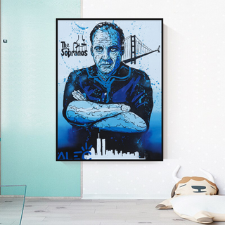 Alec Canvas Wall Art: The Legendary Tony Soprano-GraffitiWallArt