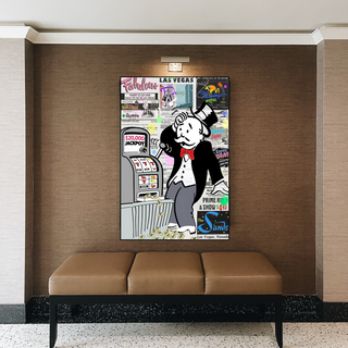 Alec Monopoly ATM Machine Canvas Wall Art-GraffitiWallArt