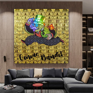 Alec Monopoly Genius Bandit Canvas Wall Art-GraffitiWallArt