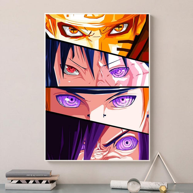 Anime Character Canvas Wall Art Eye-Catching Vibrant Designs for Your Home-GraffitiWallArt