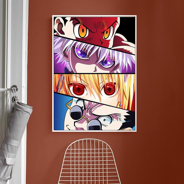 Anime Eyes Canvas Wall Art - Unique and Vibrant Decor for Your Home-GraffitiWallArt