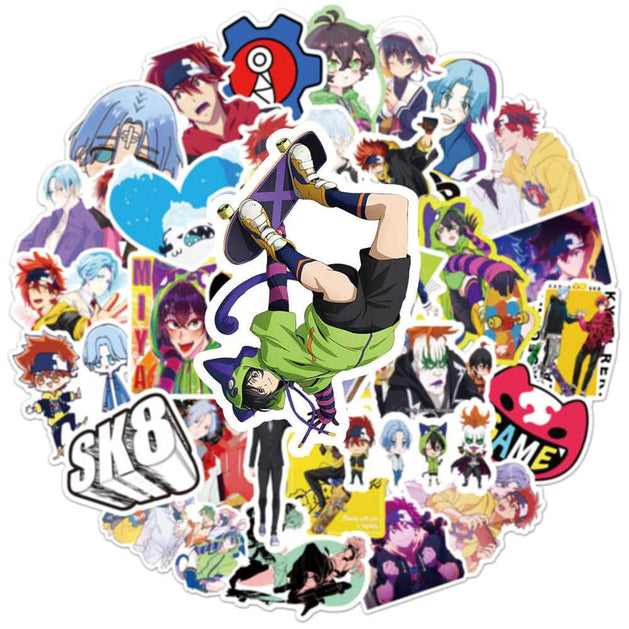Anime Stickers Pack: Explore Vibrant Designs-GraffitiWallArt