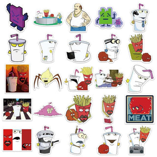 Aqua Teen Hunger Force Stickers: Quirky Collectibles-GraffitiWallArt