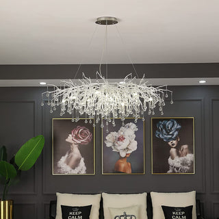 Artpad Rectangular Crystal Chandelier-GraffitiWallArt