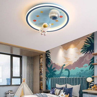 Astronaut Ceiling Light | Kids Room Astronaut Galaxy Ceiling Light-GraffitiWallArt