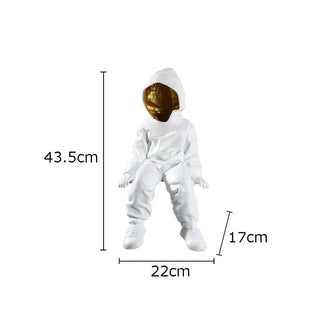 Astronaut Direct from Space in Kitchen Statue-GraffitiWallArt