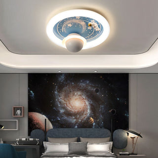 Astronaut Space Ceiling Light Kids Room-GraffitiWallArt