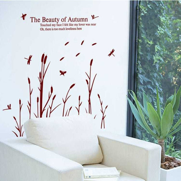 Autumn Beauty Wall Stickers - Removable Decals for Home-GraffitiWallArt