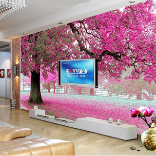 Autumn Tree Wallpaper: Enhance Your Space-GraffitiWallArt