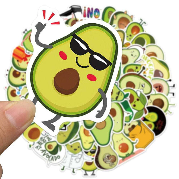 Avocado Famous Sticker Bundle - Waterproof Stickers-GraffitiWallArt