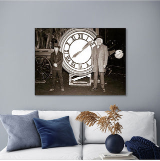 Back to the Future Film Retro Canvas Wall Art-GraffitiWallArt