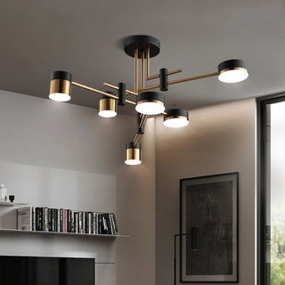 Balance: Sputnik Chandelier – Elegant Lighting Fixture-GraffitiWallArt