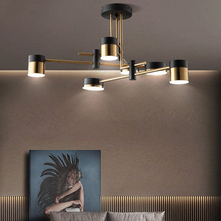 Balance: Sputnik Chandelier – Elegant Lighting Fixture-GraffitiWallArt