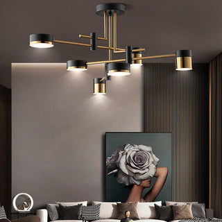 Balance: Sputnik Chandelier – Elegant Lighting Fixture-GraffitiWallArt