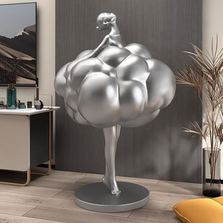 Ballet Girl Statue: Collectible for Dance Enthusiasts-GraffitiWallArt