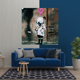 Banksy Follow your Dreams Canvas Wall Art-GraffitiWallArt