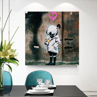 Banksy Follow your Dreams Canvas Wall Art-GraffitiWallArt