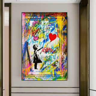 Banksy "Life is Beautiful" Wall Art - Add a Touch of Street Art-GraffitiWallArt