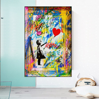 Banksy "Life is Beautiful" Wall Art - Add a Touch of Street Art-GraffitiWallArt