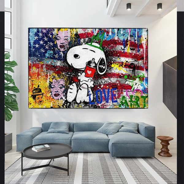 Snoopy fashion wall art