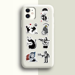 Banksy Stickers Pack: Authentic, Creative Art Collection-GraffitiWallArt