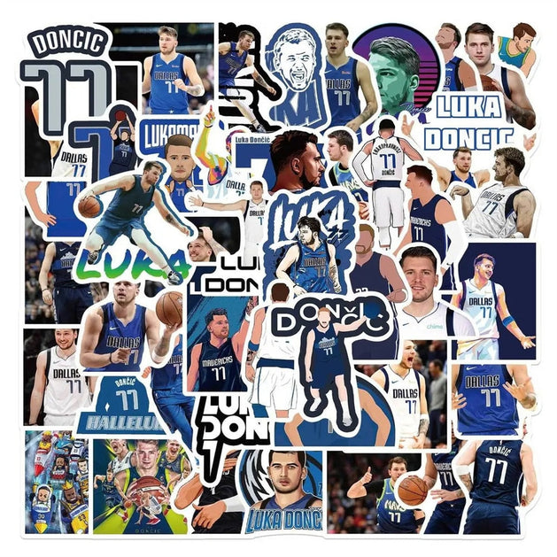 Basketball Stickers Pack - NBA Stars Waterproof Famous Bundle-GraffitiWallArt