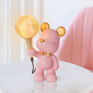 Bear Bedside Lamp for Kids Room-GraffitiWallArt