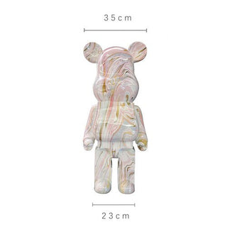 Bearbrick X Pushead Multi color - Bearbrick Statue-GraffitiWallArt