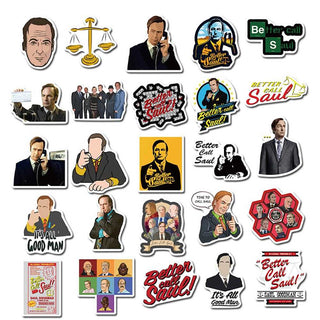 Better Call Saul Stickers Pack - Famous Bundle Waterproof-GraffitiWallArt