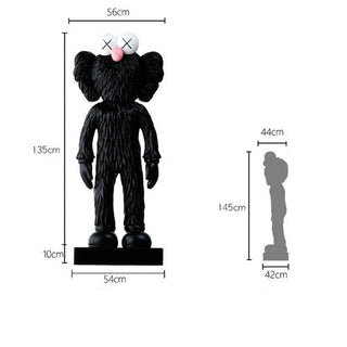 BFF Open Edition - KAWS Statue Inspiration-GraffitiWallArt