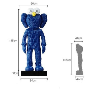 BFF Open Edition - KAWS Statue Inspiration-GraffitiWallArt