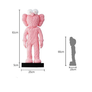 BFF Open Edition - KAWS Statue Inspiration-GraffitiWallArt