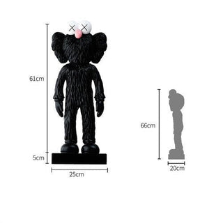 BFF Open Edition - KAWS Statue Inspiration-GraffitiWallArt