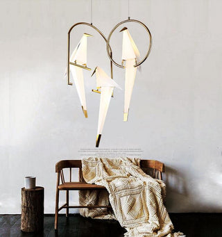 Bird Cage Pendant Light: Stylish Lighting Fixture-GraffitiWallArt