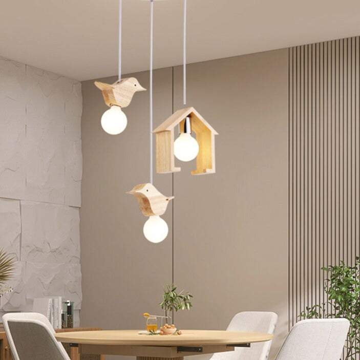 Bird Pendant Light: The Perfect Statement Piece-GraffitiWallArt