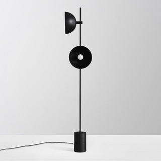 Black Heavy Standing Lamp: Durable Design and Elegant Style-GraffitiWallArt