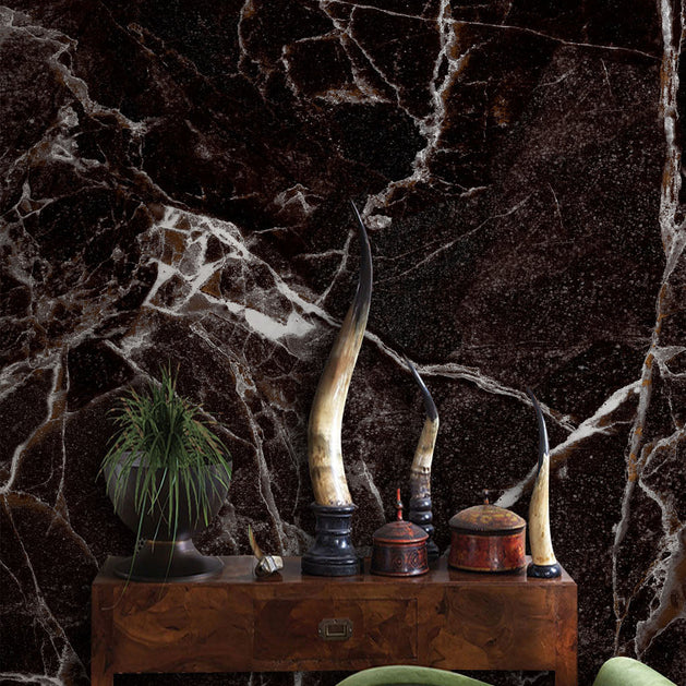 Black Marble Prestige Wallpaper Mural-GraffitiWallArt