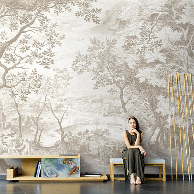 Blossom Wallpaper Mural – Enhance Your Space-GraffitiWallArt