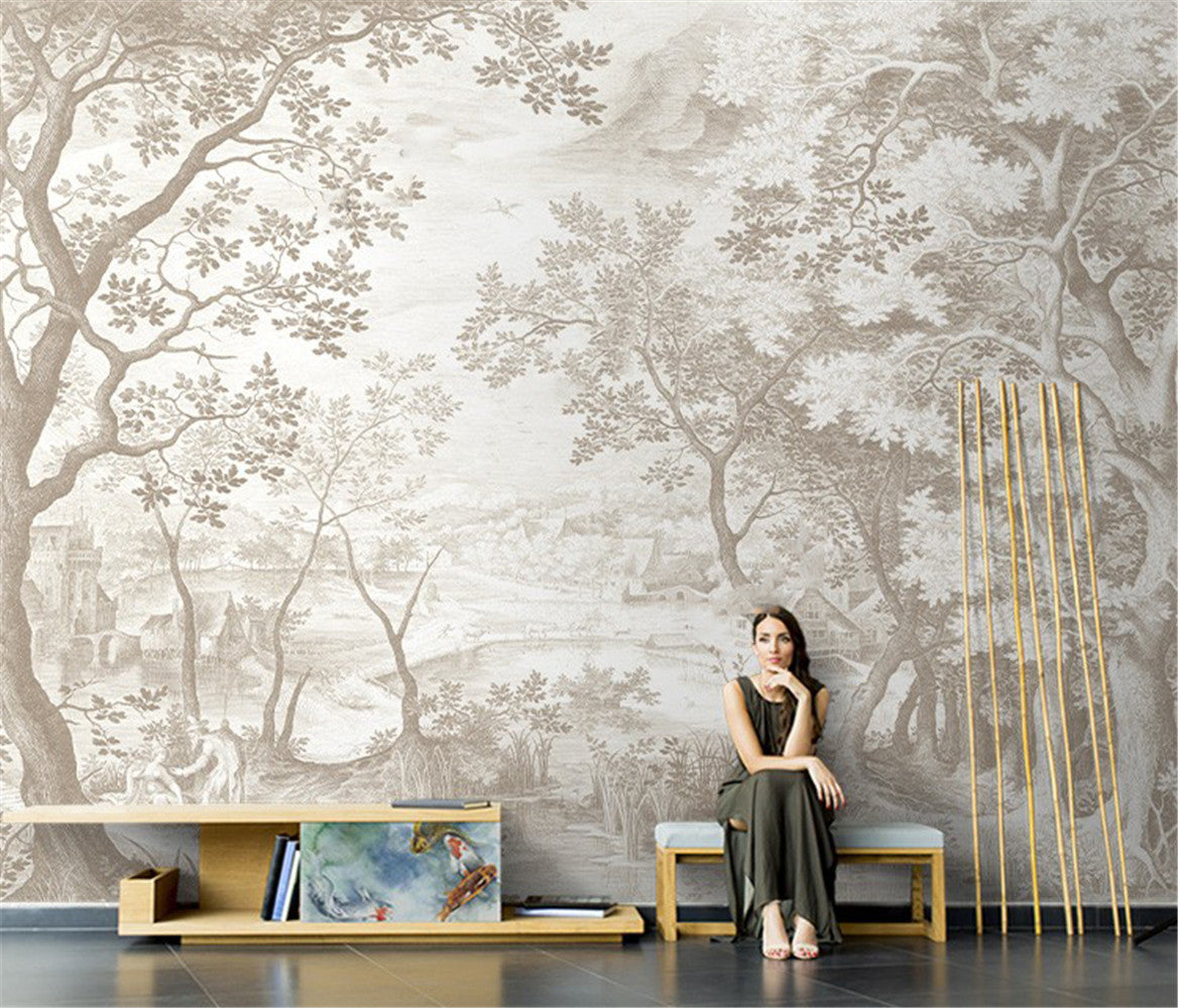 Blossom Wallpaper Mural – Enhance Your Space-GraffitiWallArt