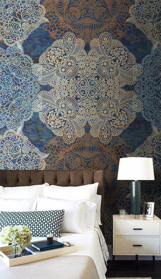 Bohemian Art Era Wallpaper Mural-GraffitiWallArt