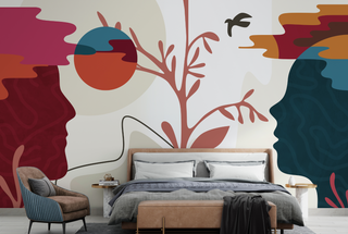 Bohemian Glory Wallpaper Mural - Transform Your Space-GraffitiWallArt