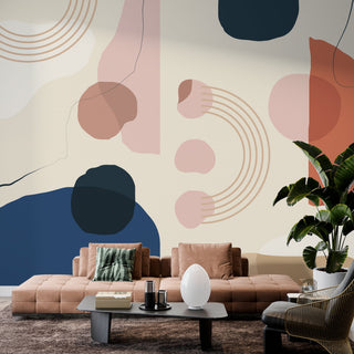 Boho Matisse Wallpaper Mural: Captivating Artistic Design-GraffitiWallArt