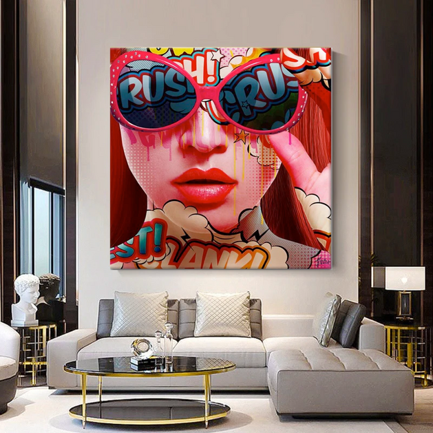 Bold Style Girls Poster - Trendy Wall Art for Crush and Inspire-GraffitiWallArt