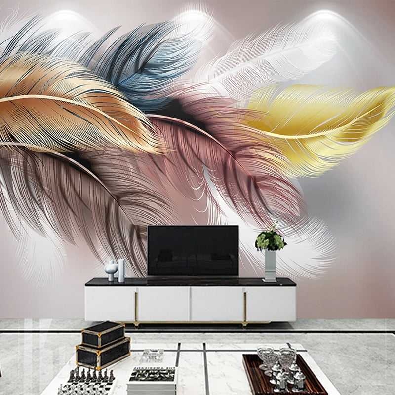 Bright Leaf Wallpaper Murals - Transform Your Space-GraffitiWallArt