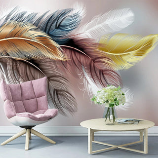 Bright Leaf Wallpaper Murals - Transform Your Space-GraffitiWallArt