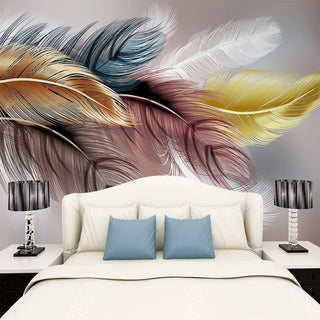 Bright Leaf Wallpaper Murals - Transform Your Space-GraffitiWallArt