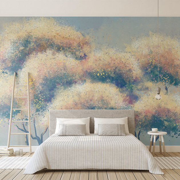 Bunch of Tree Wallpaper Murals: Transform Your Space-GraffitiWallArt