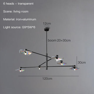 Calla LED Chandelier: Beautiful Lighting Solution-GraffitiWallArt