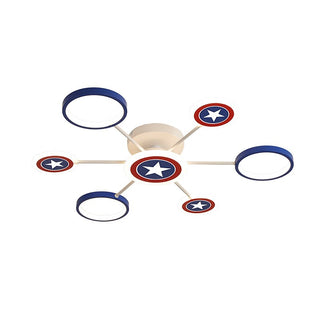 Captain America Kids Lighting Chandelier-GraffitiWallArt